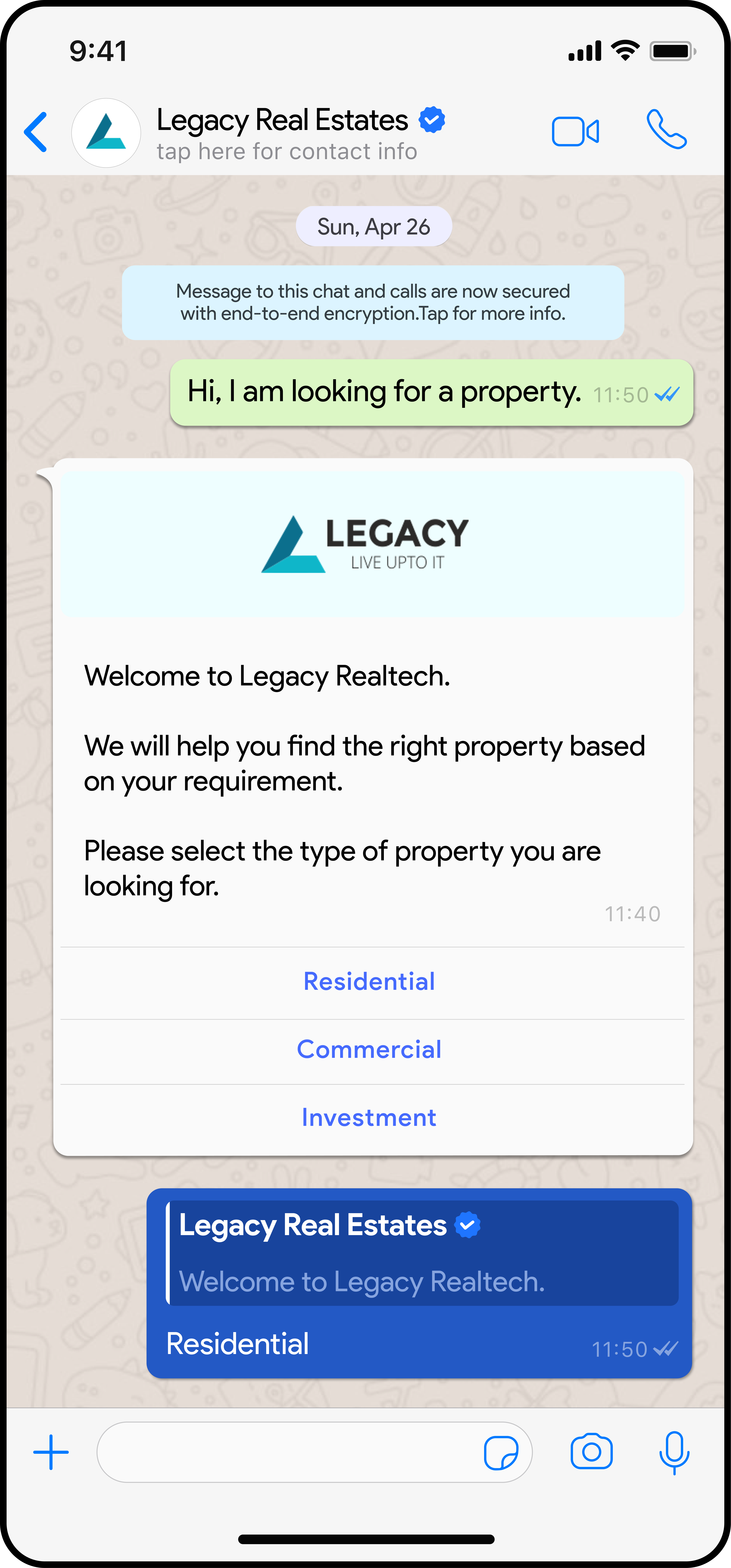 Real Estate phone mockup